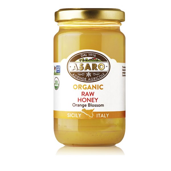 organic raw honey orange blossom