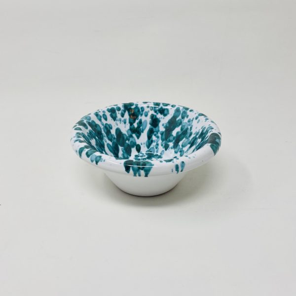 Lemmo, traditional sicilian serving bowl green