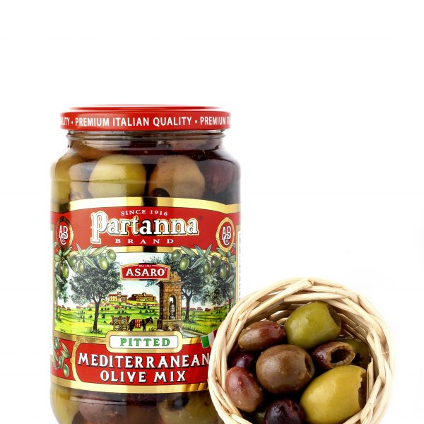 Partanna, Mediterranean Pitted Olive Mix - 9oz (260g)