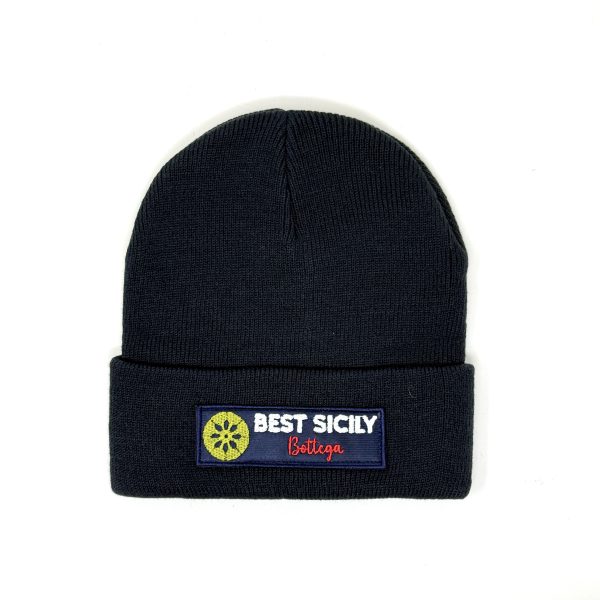 Blue Beanie with "Best Sicily Bottega" Logo
