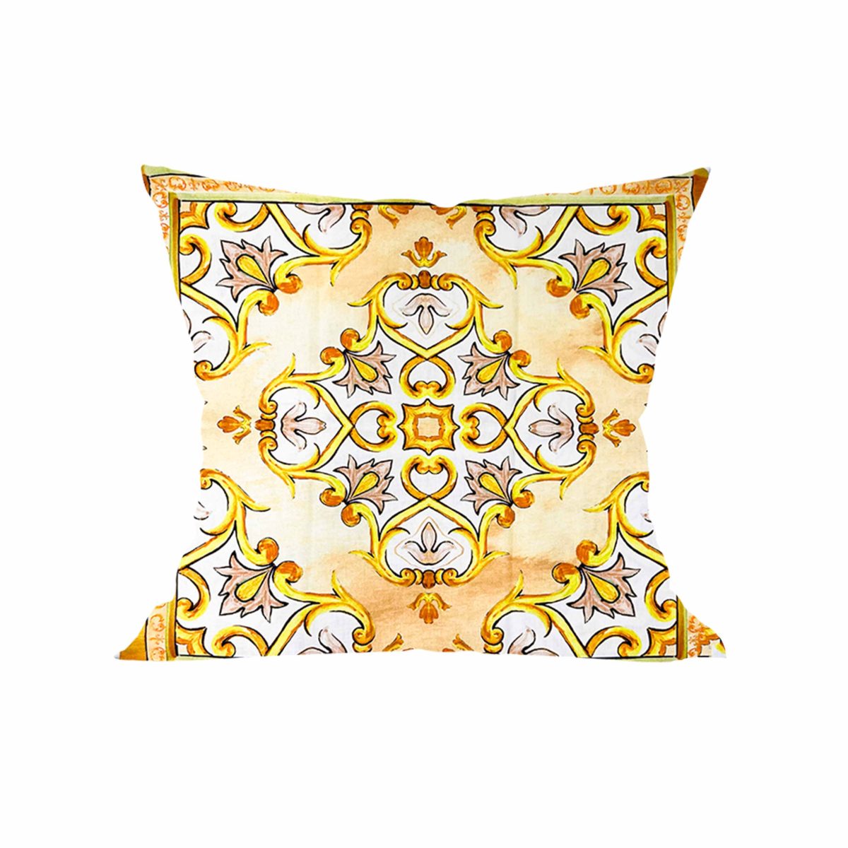 Pillow Cover Inspired by Sicilian Homes – Vibrant Mediterranean Style
